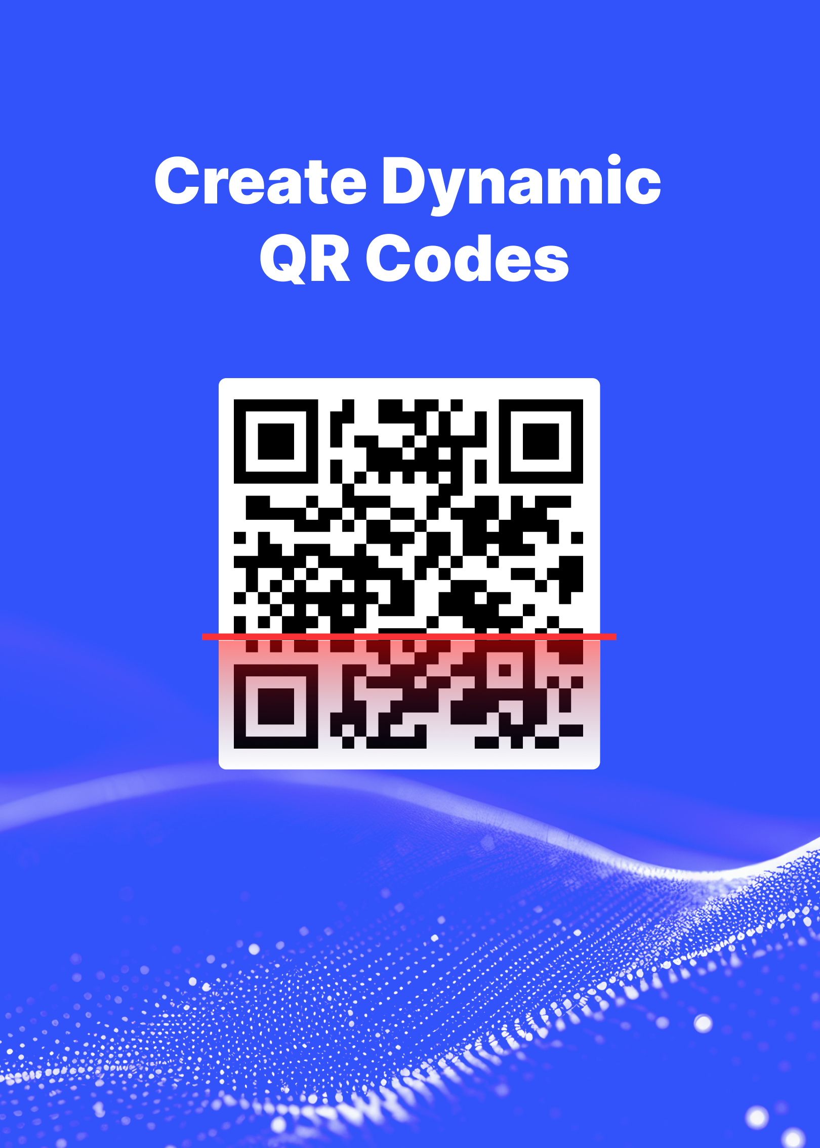 QR Code example showing dynamic QR code generation